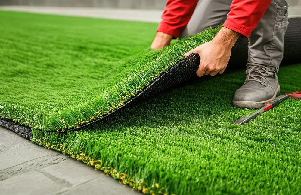 Commercial Entry Artificial Grass Work