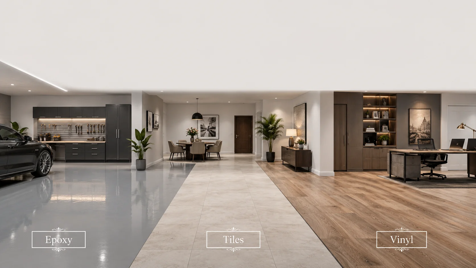 Epoxy vs Tiles vs Vinyl Flooring in Karachi: Complete Comparison Guide